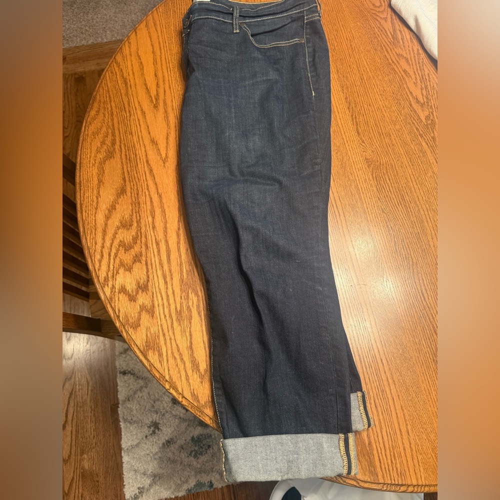 Dark Non-distressed Jeans Great for Tall women. - Picture 3 of 4